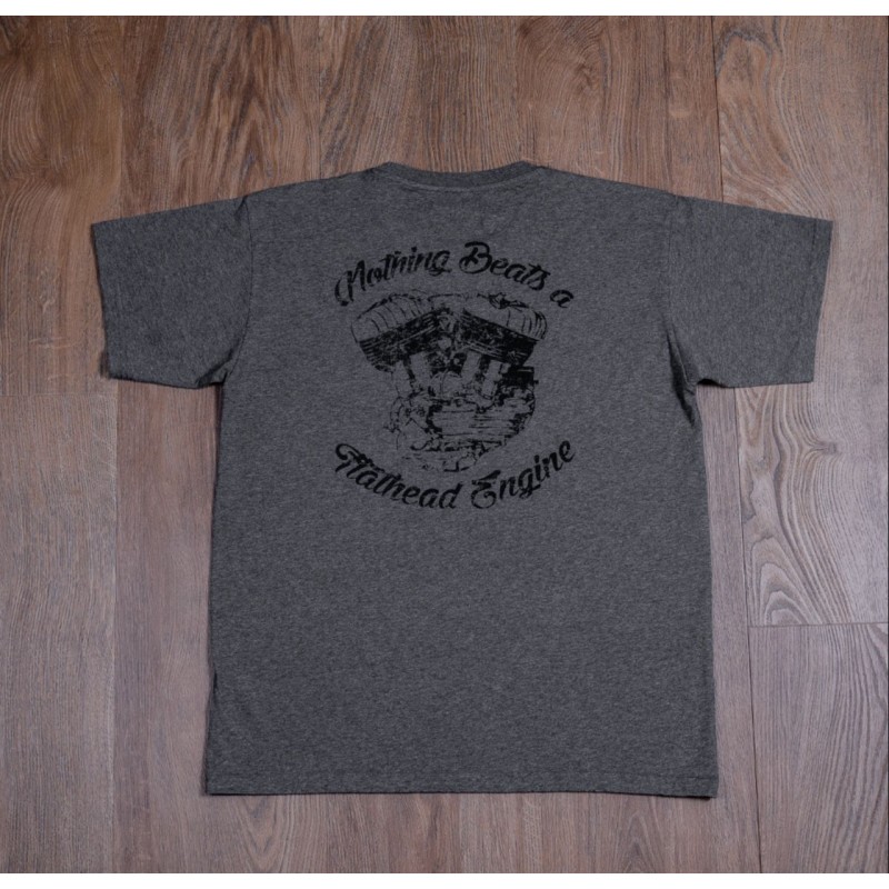 T-shirt Flathead Engine grijs - 1969 Sports Tee...