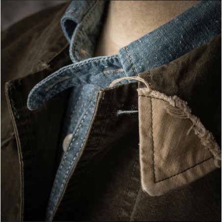 TAP 51 Camerone Military Canvas Jacket "Je ne regrette rien" - Fleurs de Bagne