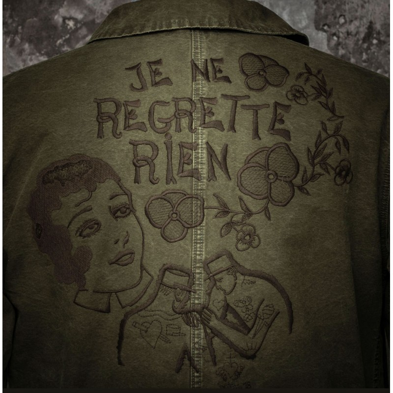 Militaire canvas jas TAP 51 Camerone "Je ne...