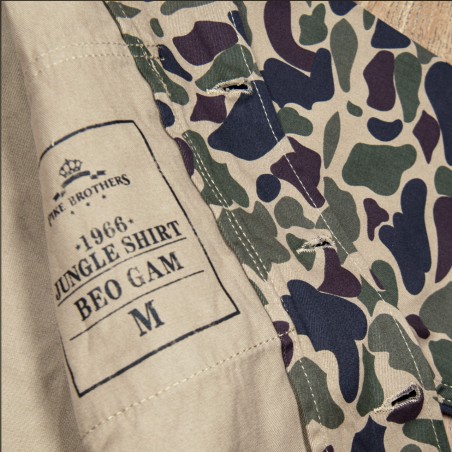 Hemd "Léopard" 1966 Jungle BEO GAM - Pike Brothers