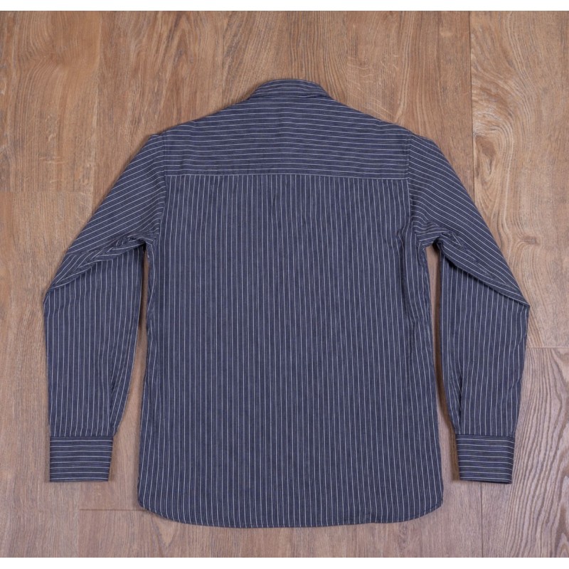 Classic Blue Cotton Shirt - 1947 Albatros Shirt...