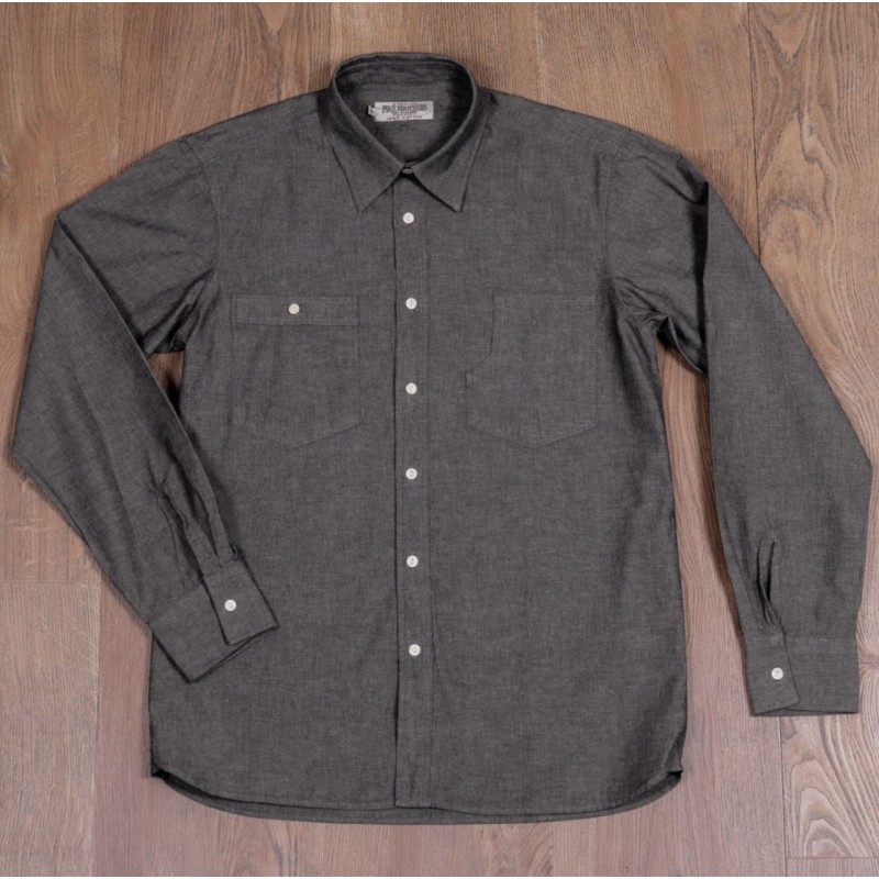 Katoenen overhemd - 1937 Roamer Shirt Charcoal...