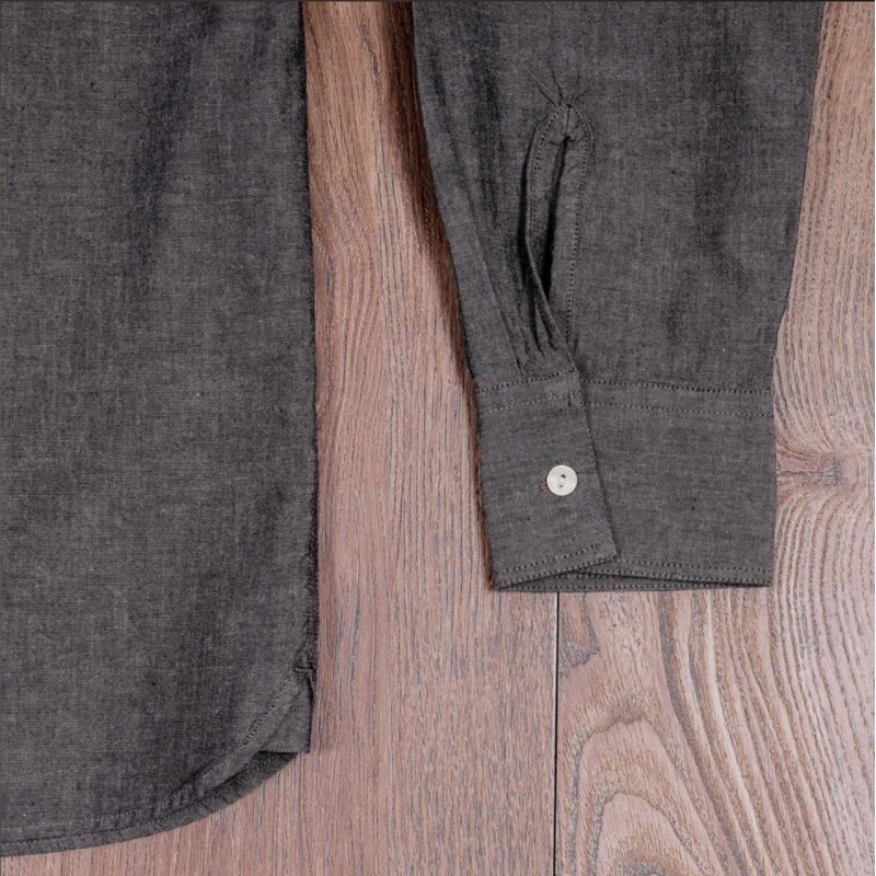Baumwollhemd - 1937 Roamer Shirt Charcoal Grey...