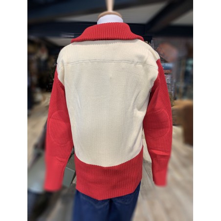 ROTER RACER-PULLOVER - RED VINTAGE RACING SWEATER