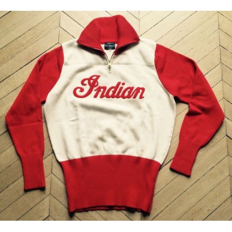 ZWARTE RACER PULL PATCH HD - BLACK VINTAGE RACING SWEATER