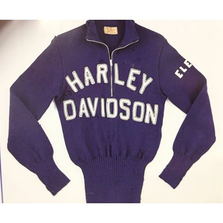 RACER TRUI GROEN/GEEL - GREEN VINTAGE RACING SWEATER