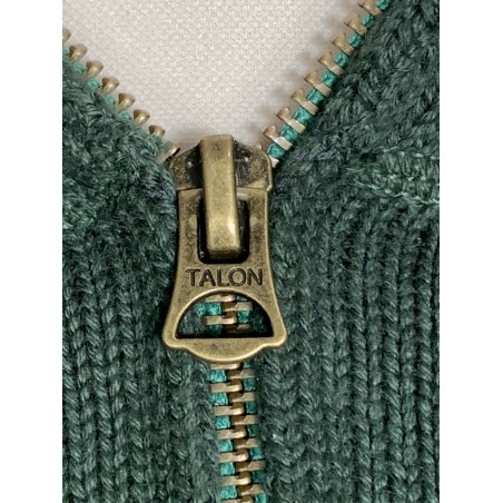 GREEN/YELLOW RACER SWEATER - GREEN VINTAGE RACING SWEATER