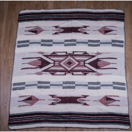 Deken Plaid 1969 Chimayo blanket red Pike Brothers