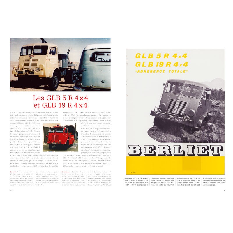 BERLIET TRUCKS IN ADVERTISEMENTS 1956-1958