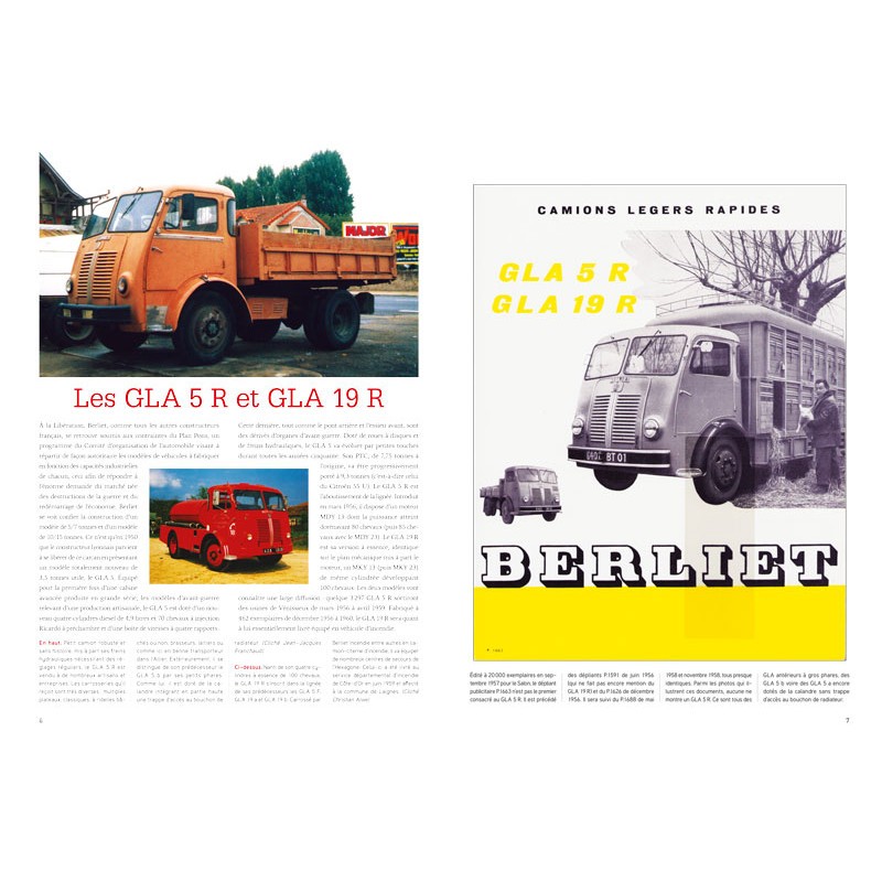 DE BERLIET VRACHTWAGENS IN ADVERTENTIES 1956-1958