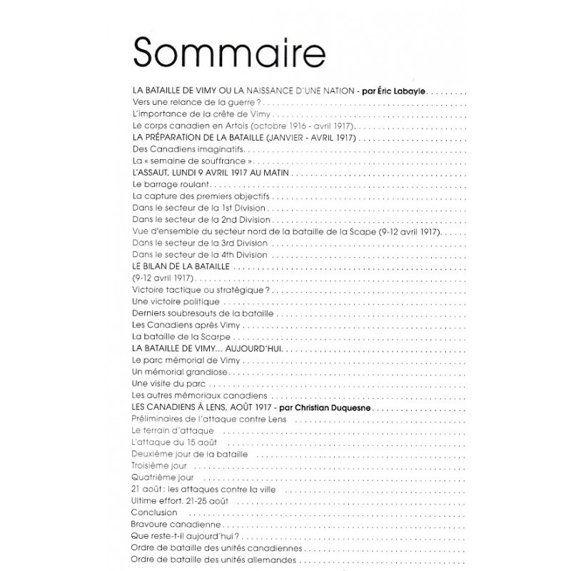 1917 Les Canadiens au combat : Vimy, Lens et le bassin minier