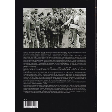 THE WAFFEN-SS PARATROOPERS VOL.3 - SS-Fallschirmjäger-Bataillon 500/600