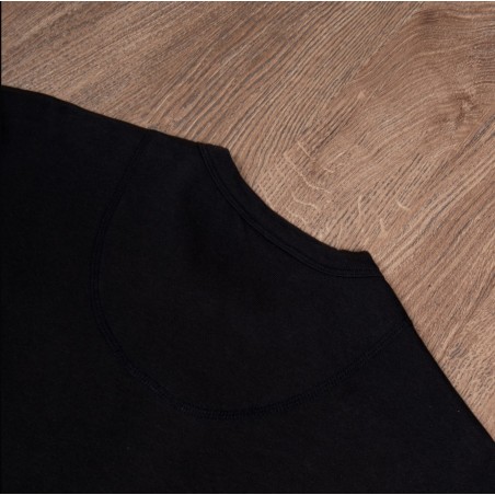 T-shirt Henley met knoopsluiting en lange mouwen zwart - 1927 Henley Shirt long sleeve faded black Pike Brothers
