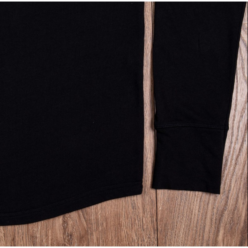 T-shirt Henley met knoopsluiting en lange...
