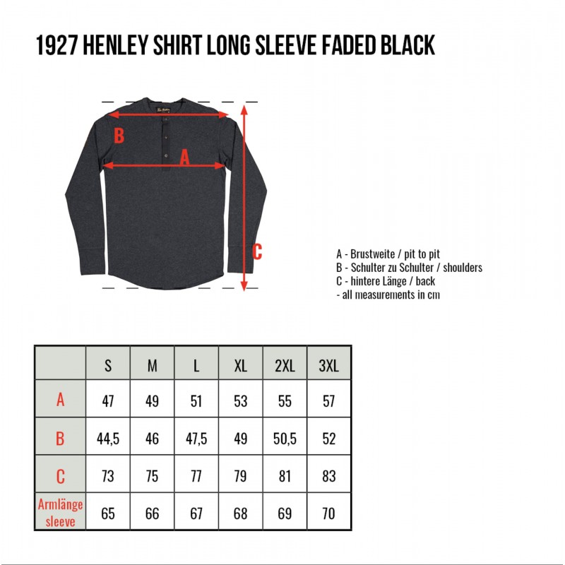 T-shirt Henley met knoopsluiting en lange...