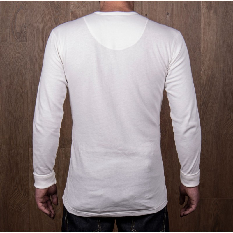 T-Shirt Henley mit Knopfleiste und langen...