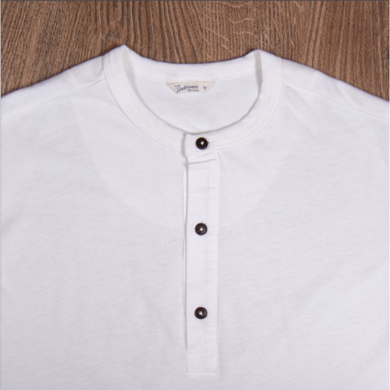 White long sleeve Henley shirt - 1927 Henley...