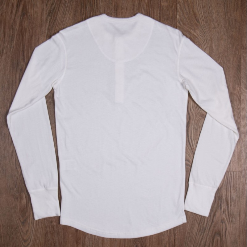 White long sleeve Henley shirt - 1927 Henley...
