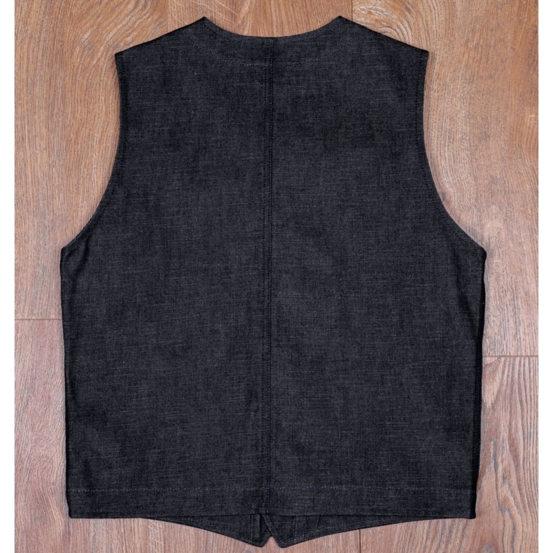 Blaue Denim-Weste – 1937 Roamer Vest 11oz metal...