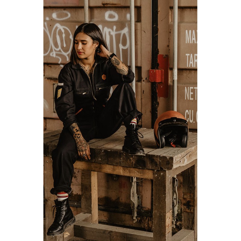 RETRO ASPHALT OVERALLS - WILDUST SISTERS