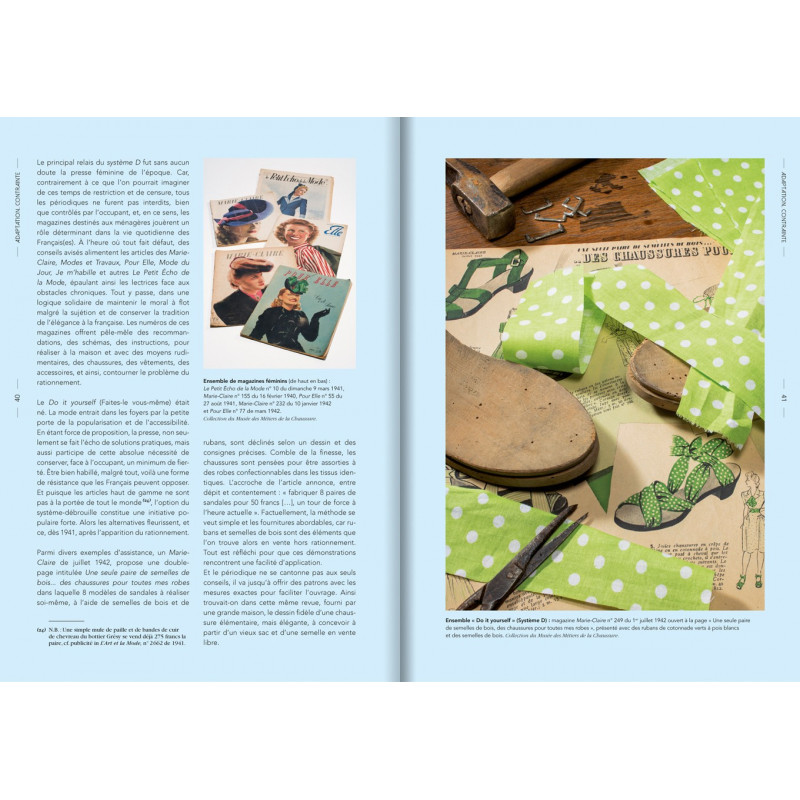 1940–1944, Footwear Under the Occupation