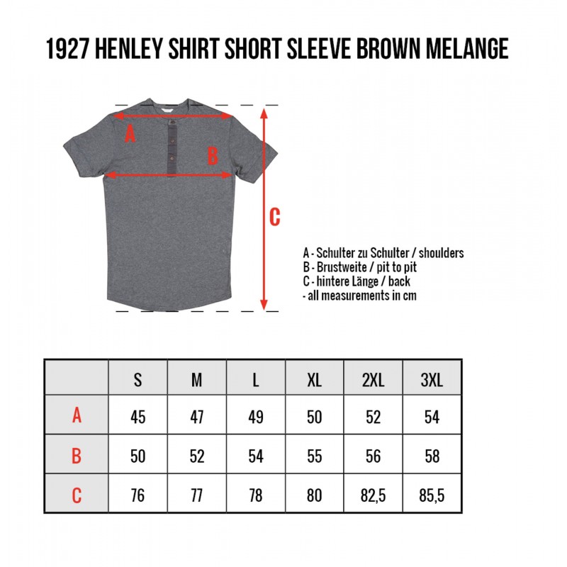 T-Shirt Henley mit Knopfleiste und kurzen...