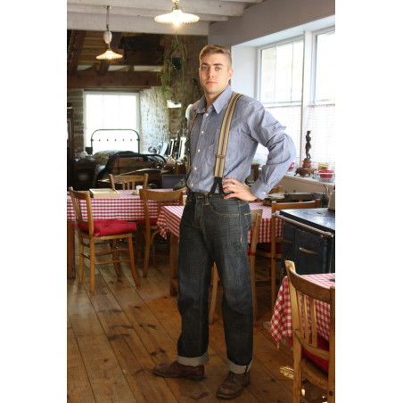 Roamer 1937 Blue Chambray Shirt