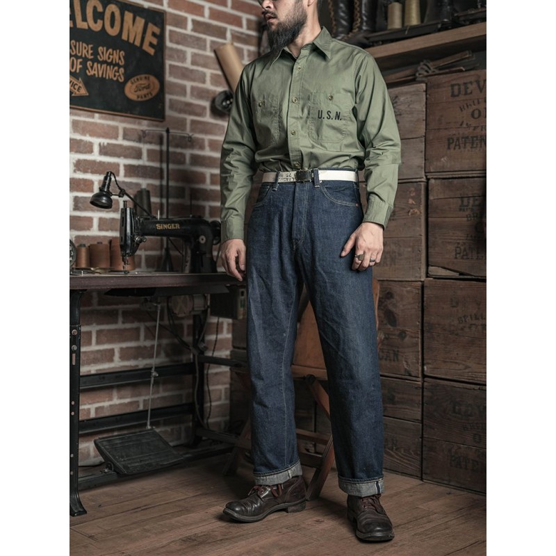 Hemd U.S.N. N-3 Utility Shirt - The Bronson Mfg