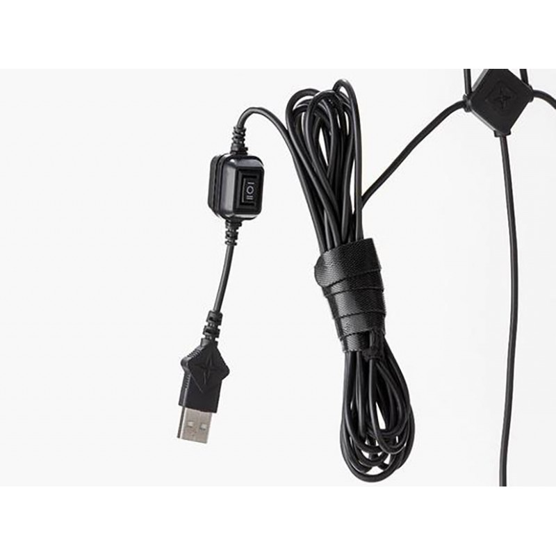 3-Lantern LED USB Hanging String Lights EDISON...