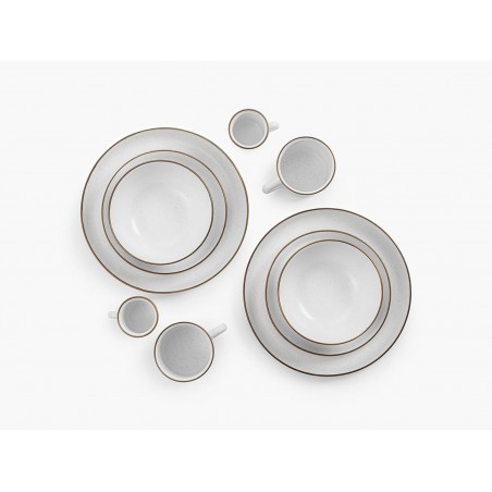 Tasses à café Expresso Acier Emaillé couleur Coquille d'oeuf - Barebones Living