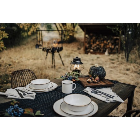 Tasses à café Expresso Acier Emaillé couleur Coquille d'oeuf - Barebones Living