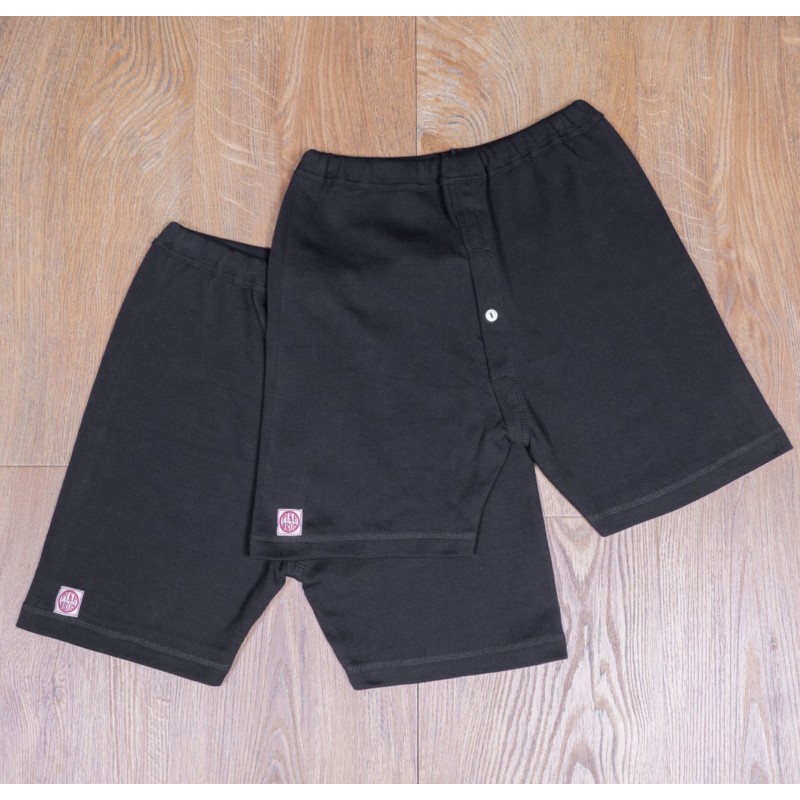 Set van 2 boxershorts zwart 100% katoen 1965...