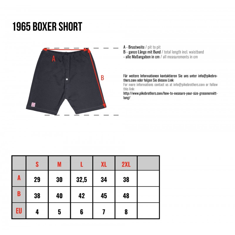 2er-Pack graue Boxershorts 100% Baumwolle 1965...