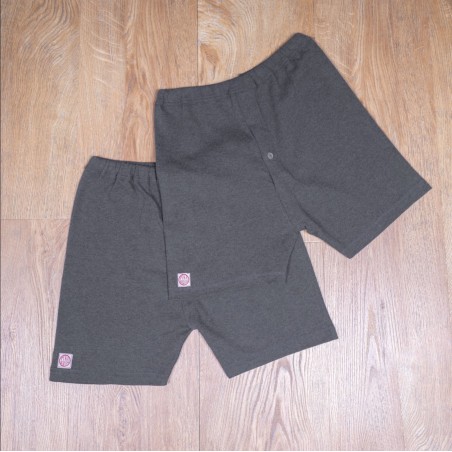 Pack van 2 grijze boxershorts 100% katoen 1965 Boxer Short Set grey - Pike Brothers