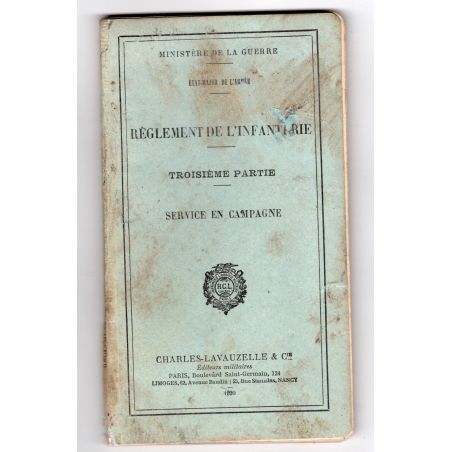 Reglement voor de infanterie 3e deel Dienst in het veld 1930