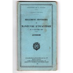 Provisional Infantry Manoeuvre Regulations of 1 Feb. 1920, Annexes
