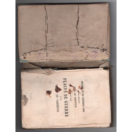 Decree of 23/10/1883: Regulations on Service in Fortified Towns and Garrisons