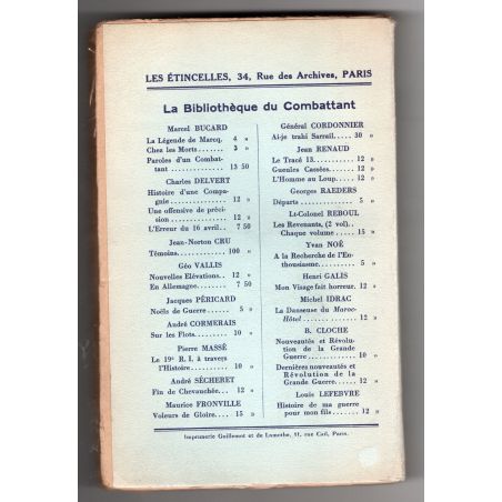 R.A.S. 1914-1919. Du Chemin des Dames au G.Q.G. Dessins de Richard Maguet