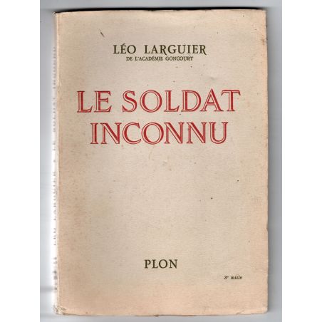 DE ONBEKENDE SOLDAAT van Léo LARGUIER