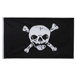 Pirate Jolly Roger Flag - 90x150 cm