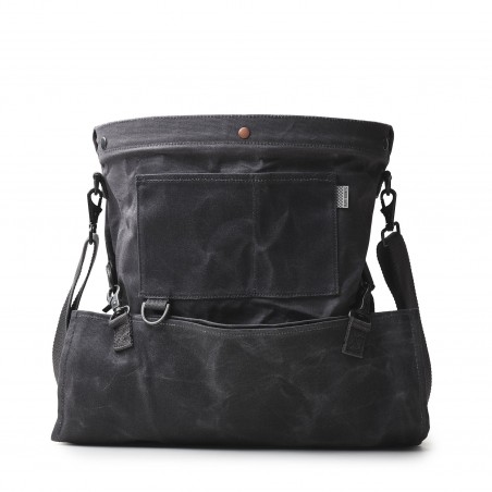Grey Waxed Heavy Canvas Garden Bag – Barebones Living