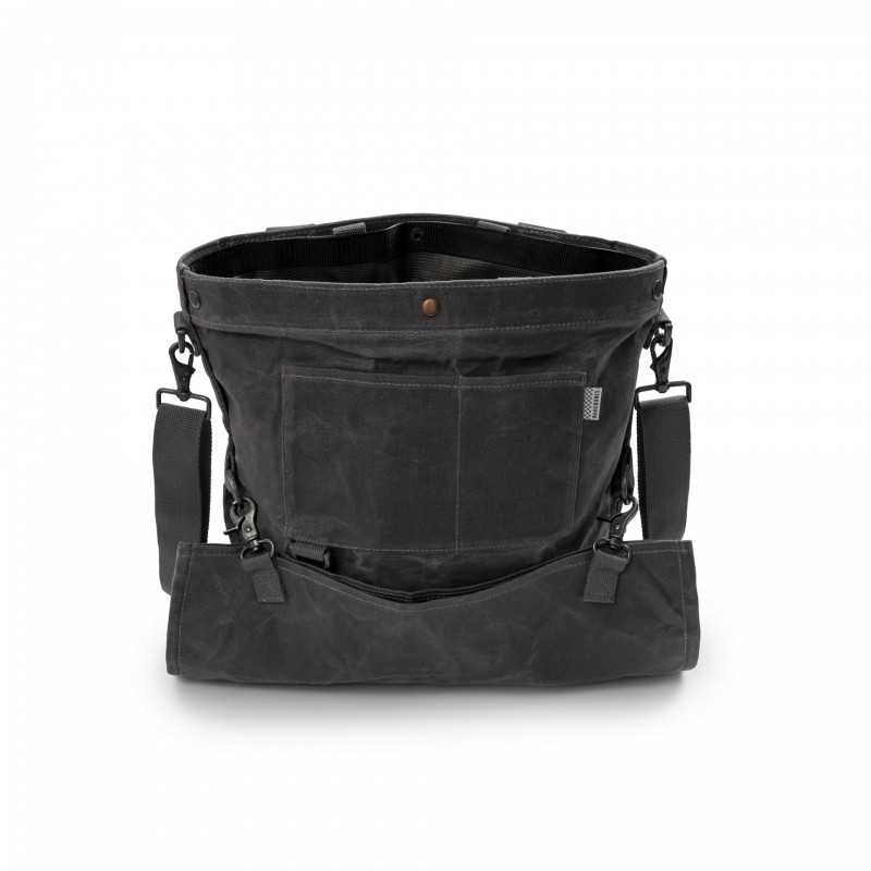 Grey Waxed Heavy Canvas Garden Bag – Barebones...
