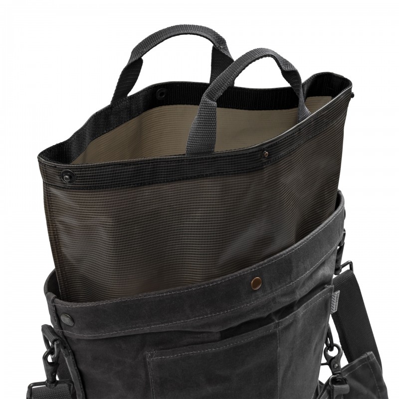 Grey Waxed Heavy Canvas Garden Bag – Barebones...