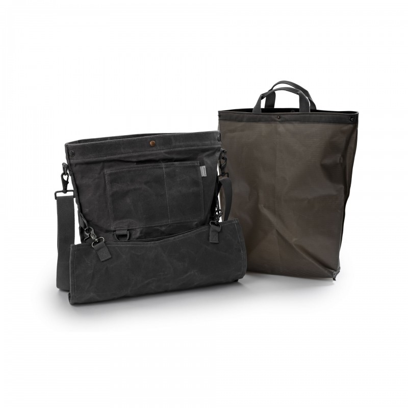 Grey Waxed Heavy Canvas Garden Bag – Barebones...