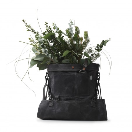 Gartentasche Dickes Gewachstes Segeltuch Grau – Barebones Living