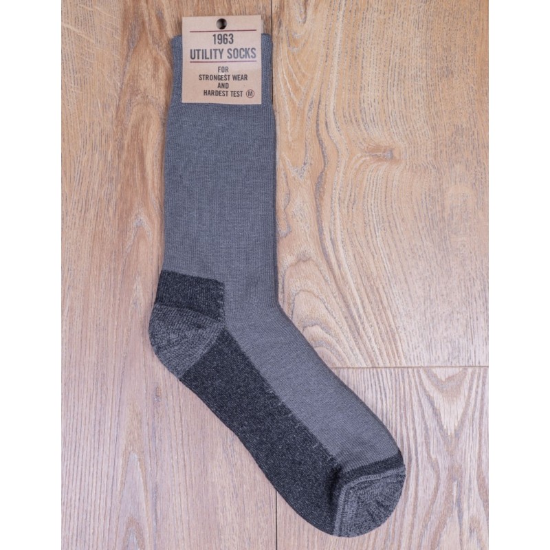 Grey wool socks - 1963 Utility Socks Walt grey...