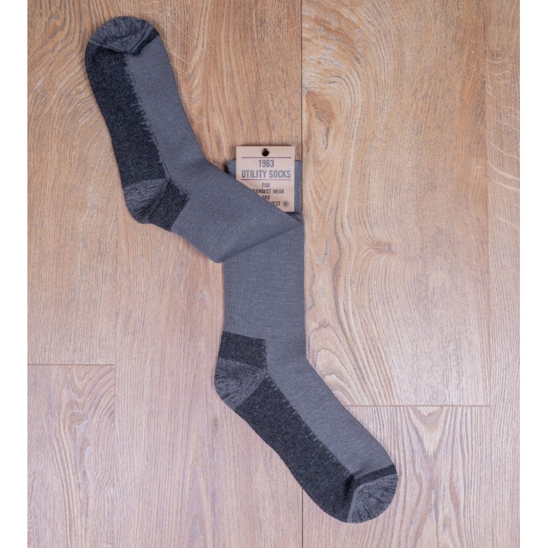 Grey wool socks - 1963 Utility Socks Walt grey...
