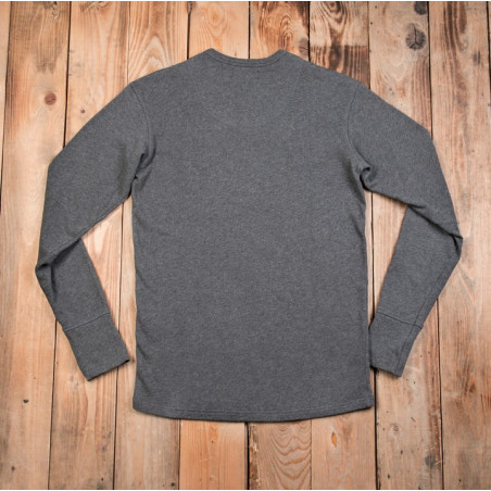 Camiseta de manga larga con botonadura: 1954 Utility Shirt Long Sleeve, gris jaspeado