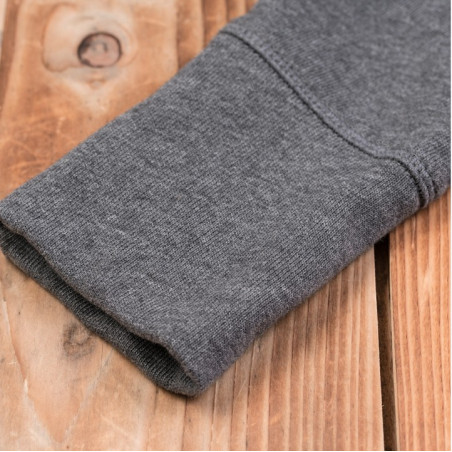 Camiseta de manga larga con botonadura: 1954 Utility Shirt Long Sleeve, gris jaspeado