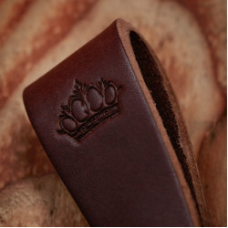 Dark Brown Leather Key Ring - 1965 Key Hanger dark brown 2